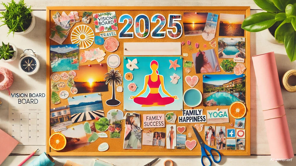 vision board für 2025