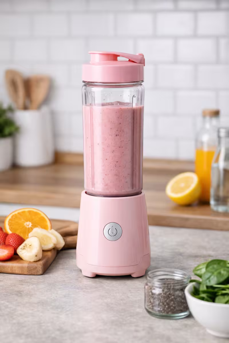 Mini Smoothie Mixer mit To-Go-Flasche