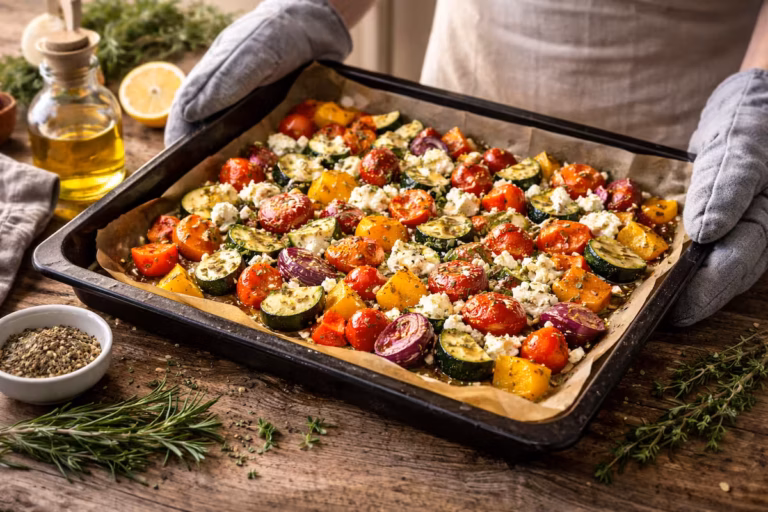 Ofengemüse mit Feta