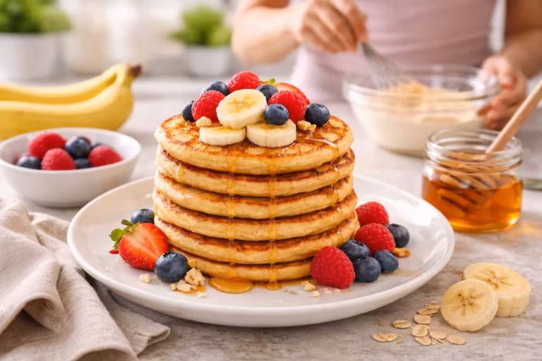 Protein Pancakes mit Banane