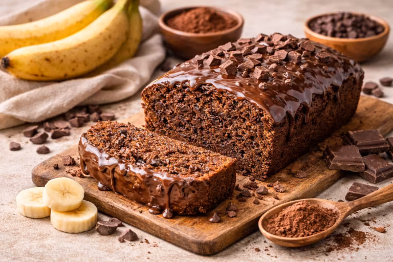 Bananen Schokokuchen