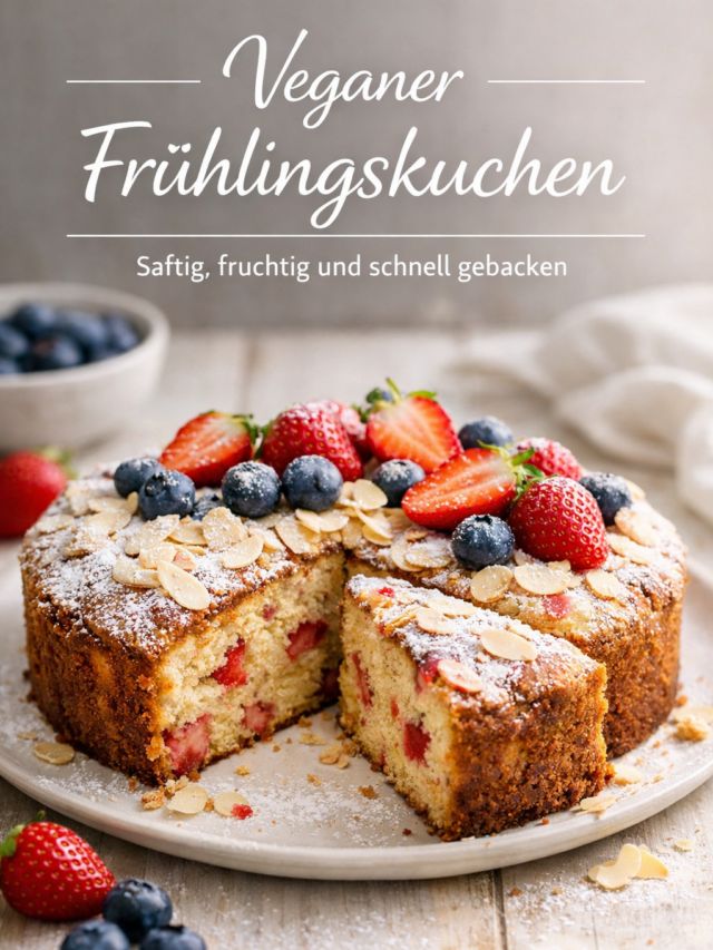 Veganer Frühlingskuchen