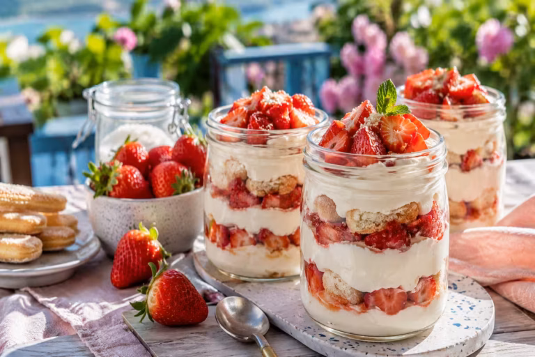 Erdbeer Tiramisu im Glas