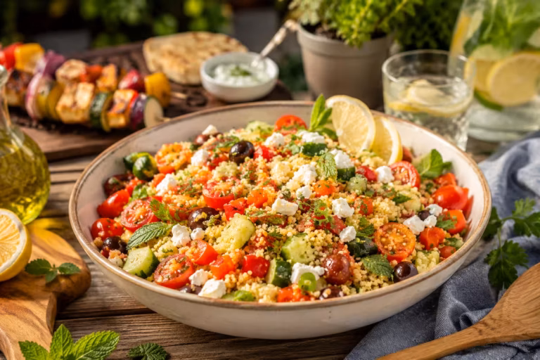 Mediterraner Couscous Salat