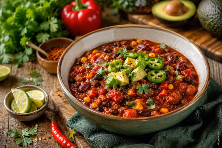 Veganes Chili zum Vorkochen