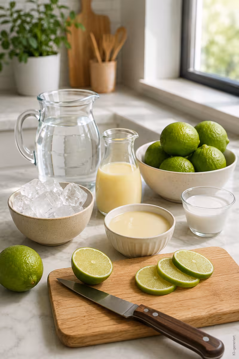 Zutaten für: Brasilianische Limonade selber machen: Das cremige Sommergetränk
