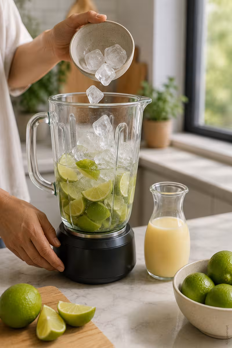 Zubereitung von: Brasilianische Limonade selber machen: Das cremige Sommergetränk