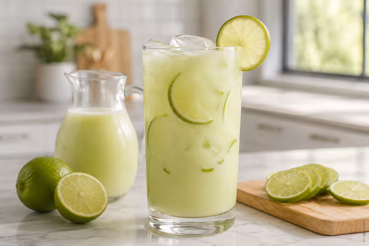 Brasilianische Limonade selber machen: Das cremige Sommergetränk 2 Fertiges Gericht: Brasilianische Limonade selber machen: Das cremige Sommergetränk