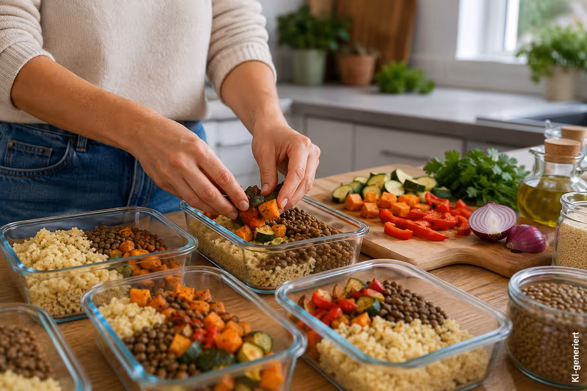 7 vegane Meal Prep Rezepte für eine stressfreie Woche 2 Fertiges Gericht: 7 vegane Meal Prep Rezepte für eine stressfreie Woche