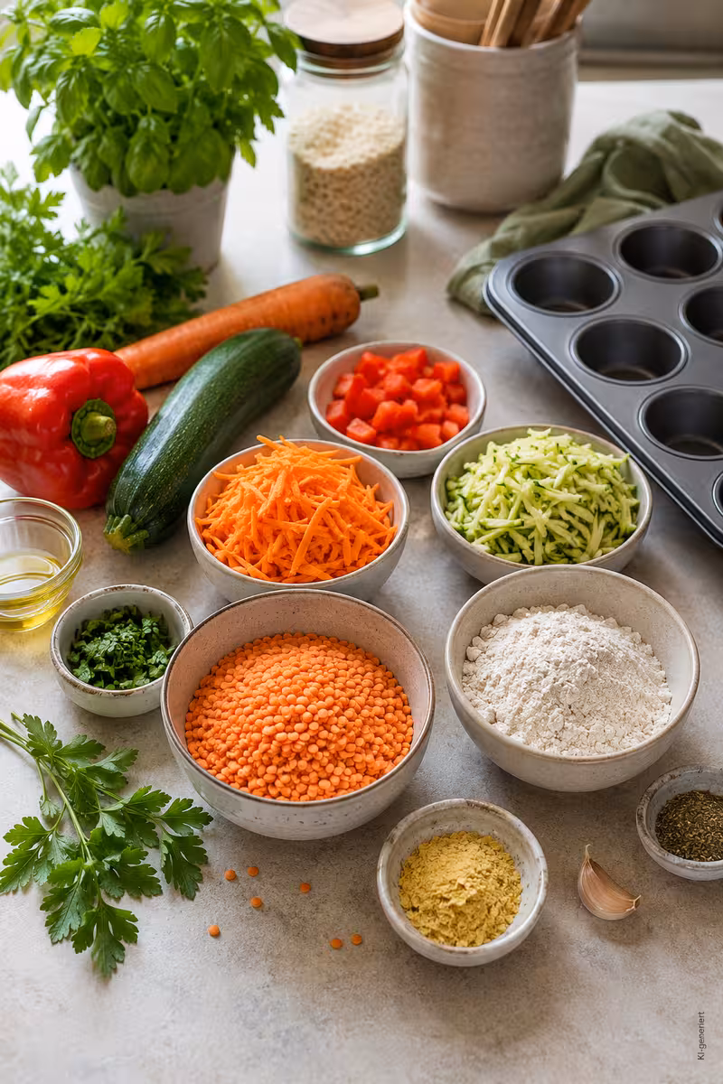 Vegane Protein Muffins für Arbeit, Schule und unterwegs 5 Zutaten für: Vegane Protein Muffins für Arbeit, Schule und unterwegs