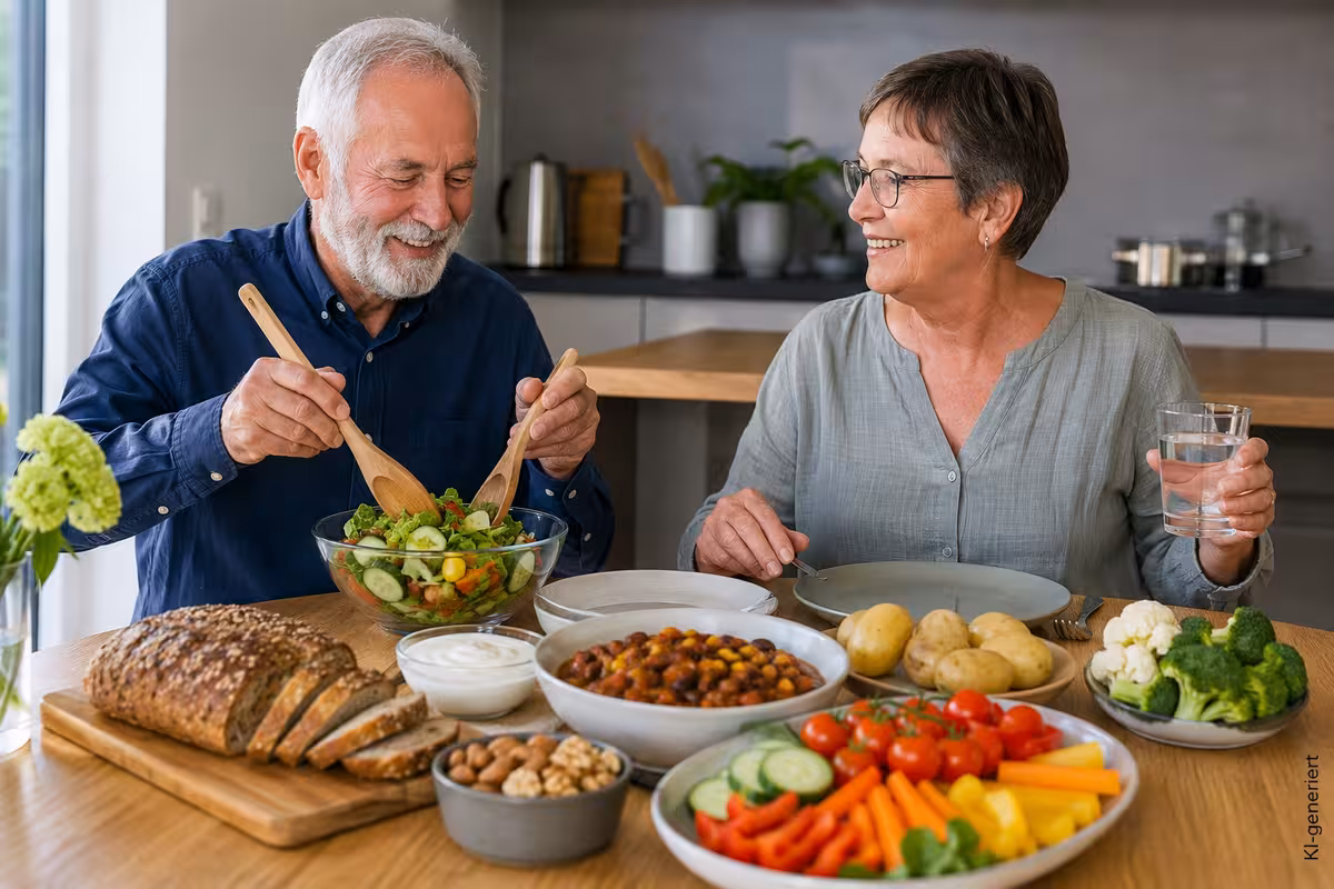 Ernährungspyramide für Senioren: So passt sie in deinen Alltag 2 Fertiges Gericht: Ernährungspyramide für Senioren: So passt sie in deinen Alltag