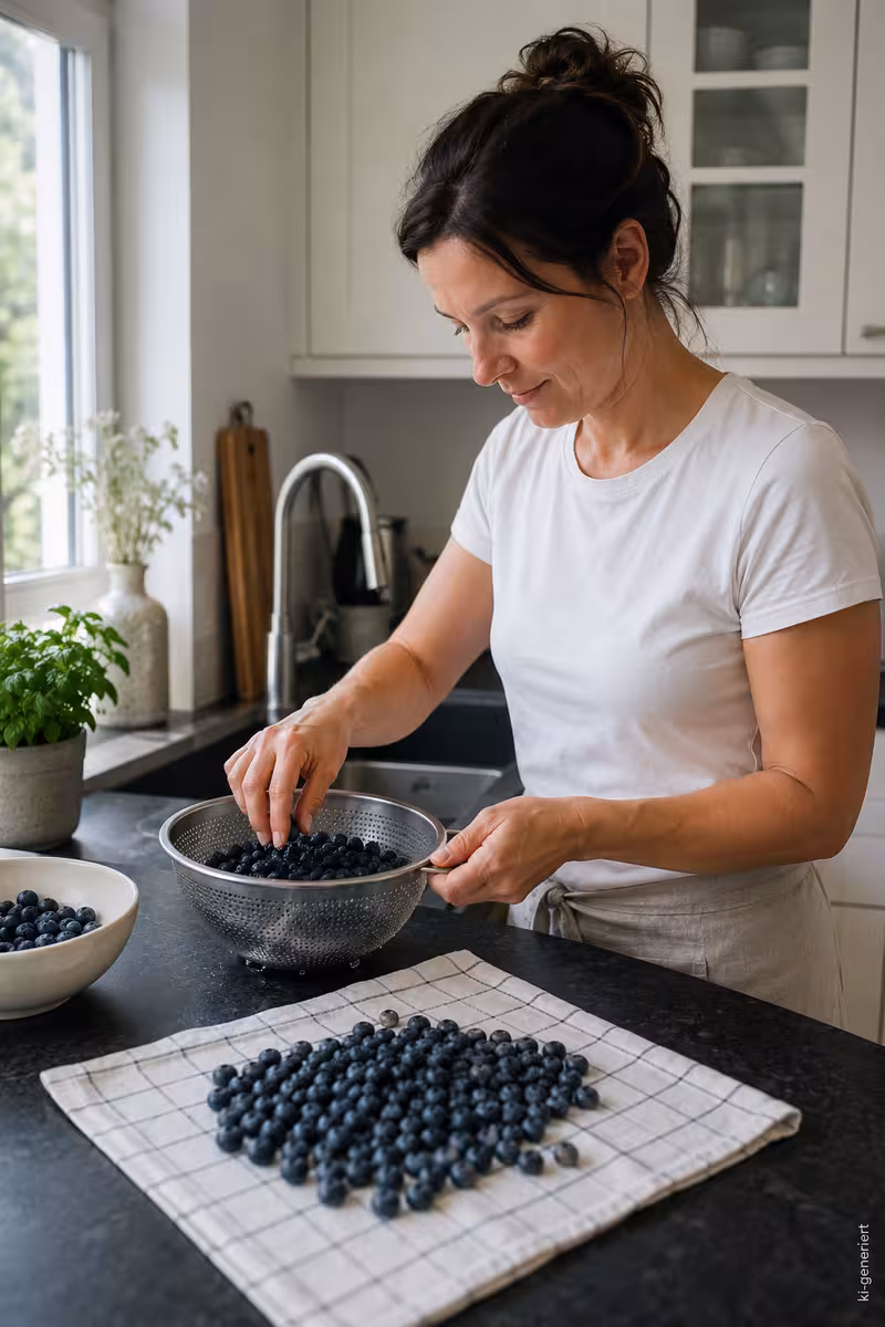 Saftiger Blaubeerkuchen mit frischen Beeren 5 Zutaten für: Saftiger Blaubeerkuchen mit frischen Beeren